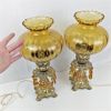 Image 2 : Set of 2 Vintage Electric Lamps - Working Condition