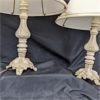 Image 2 : Lot of 2 Cast Iron Lamps - Working Condition 