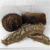 Image 1 : Lot of Mixed Fur Collar & 2 Hats