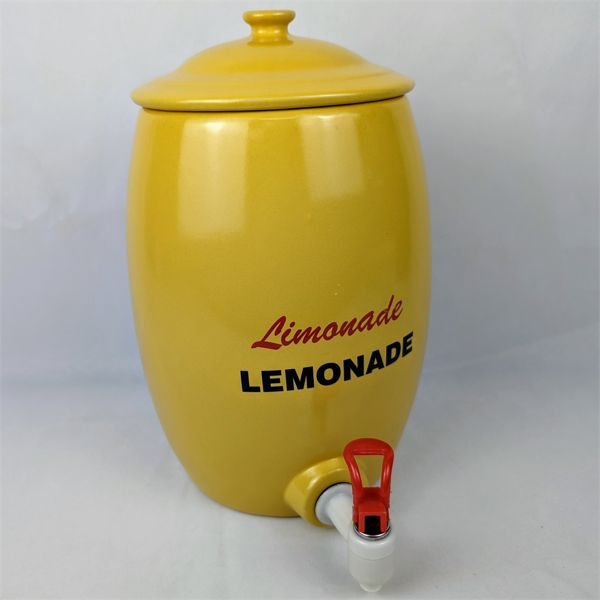 Vintage Ceramic Lemonade Jug 13"