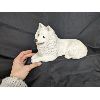 Image 2 : Set of 2 Sandicast Dog Figurines - White Samoyed and Norwegian Elkhound