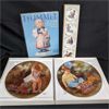 Image 1 : Set of 2 "The Magic People" Plates,  4 Norman Rockwell 4 Season Plates and  Hummel Collector Guide