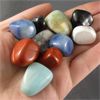 Image 1 : Lot of Polished Howlite, Amazonite, Red Jasper, Blue Quartz & Black Tourmaline Specimens