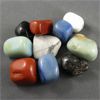 Image 2 : Lot of Polished Howlite, Amazonite, Red Jasper, Blue Quartz & Black Tourmaline Specimens