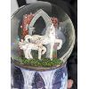 Image 3 : Unicorn Wood Intarsia, Framed Unicorn 3D Picture, Musical Unicorn Snowglobe