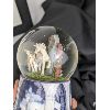 Image 4 : Unicorn Wood Intarsia, Framed Unicorn 3D Picture, Musical Unicorn Snowglobe