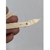 Image 8 : Set of 2 CN Rail Scissors & Vintage Manicure Tool Made of Bone