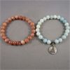 Image 2 : Lot of 6 Various Stone Bracelets 