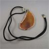 Image 2 : Multi Gemstone Necklace 30" and Agate Slice Necklace