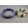 Image 2 : Set of 6 Gemstone Beaded Bracelets - Blue Quartz, Sodalite, Opalite and others!