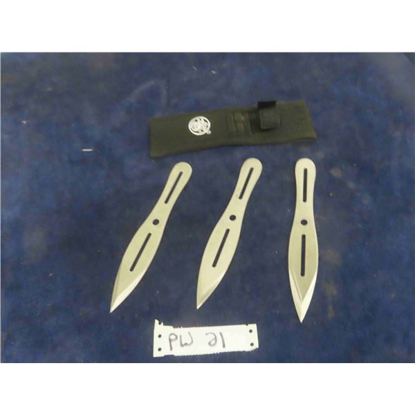 Set of 3 Smith&Wesson Throwing Knives
