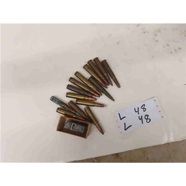 14 Rounds Mixed Ammo : (7) 308 Win, (2) 30-06, (5) 303 British 