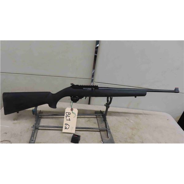 Ruger Model 10/22 22LR SA 18'' Barrel Serial# 825-75783 with 1 Magazine, Scope Rail & Synthetic