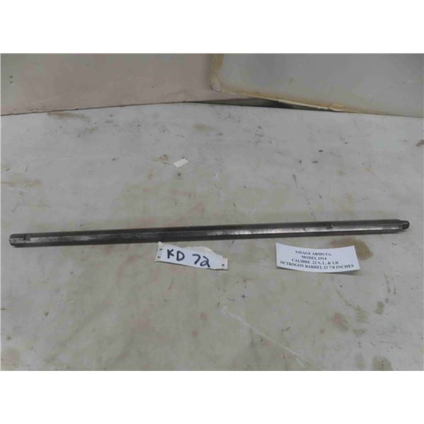 Savage Arms Co. Model 1914 22 Cal S,L,LR 23 7/8" with Ocatagon Barrel 