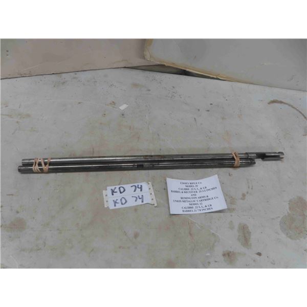 Cooey Rifle Co. Model 39 22 Cal S,L,LR Barrel + Receiver 25.5" & Remington Arms 
