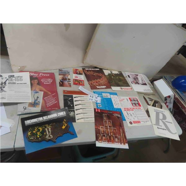 Vintage Bullet Manufacturers Brochures ; Winchester, Remington, Hornady, 