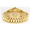 Image 5 : Rolex Mens Quickset 18K Yellow Gold Factory Champagne Index Dial Day Date Presid
