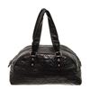 Image 1 : Chanel Black Quilted Lambskin Cloudy Bundle Bowler Bag