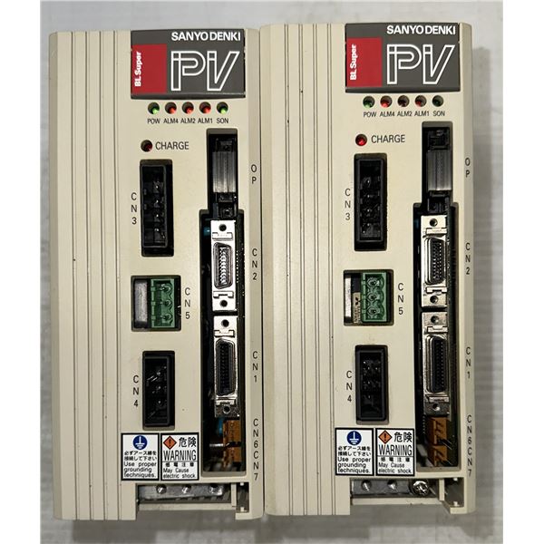 (2) Sanyo Danki #PV1C030MXXXC00 BL Super Servo Amplifier