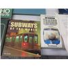 Image 8 : Multiple Books: Model Trains, The Subway, Railway Express Agency, Military Complications, etc