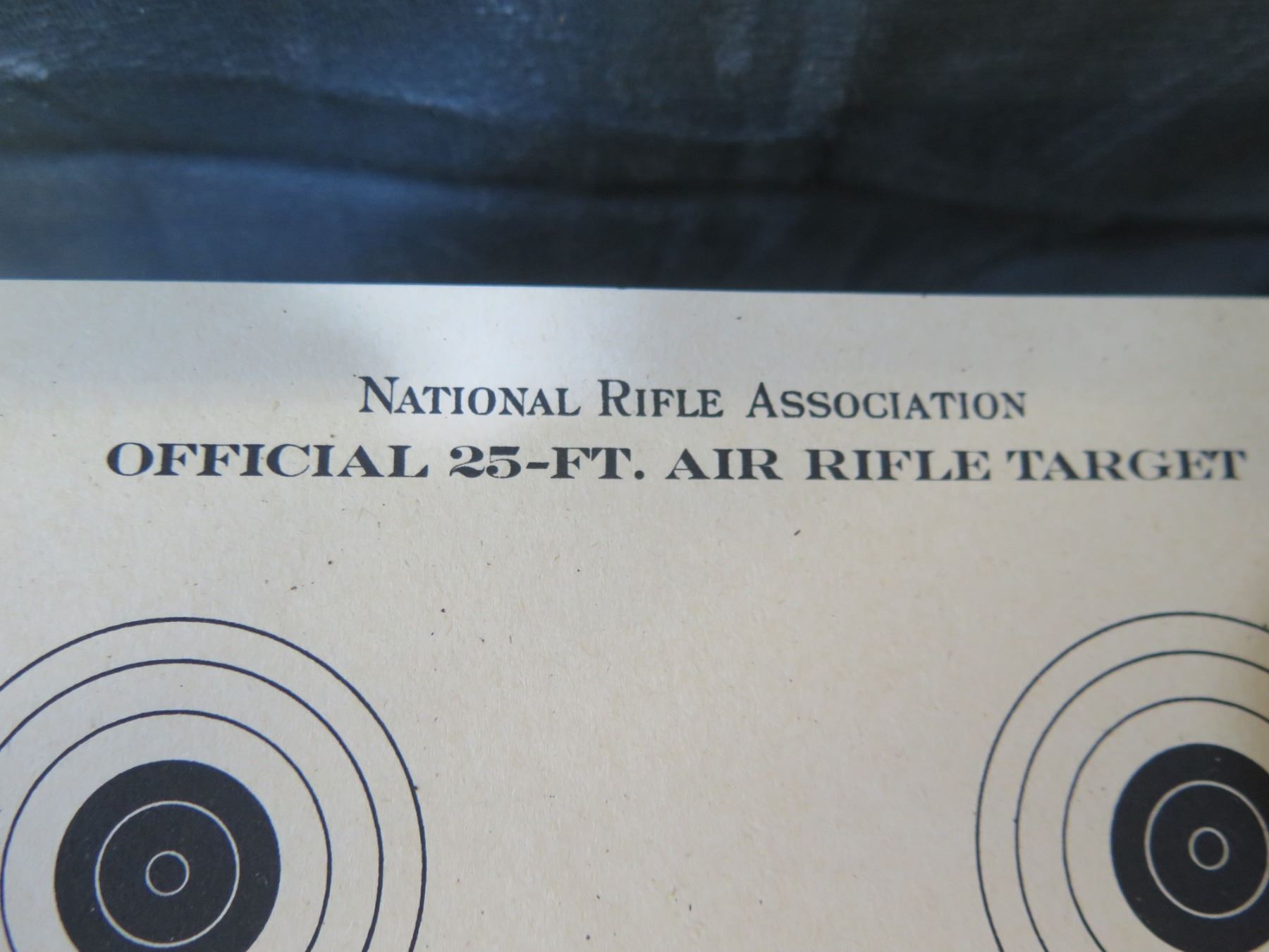 Multiple National Rifle Associations Pistol & Rifle Targets