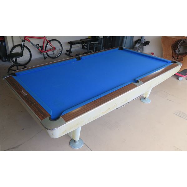 Brunswick Pool Table With Balls, Cues, Cover and Rack