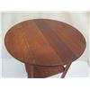 Image 2 : Round Wooden Table w/ Undershelf 24"dia, 30"H