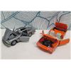 Image 1 : Qty 2 Model Cars: Grey Aston Martin & Orange Thunderbird (no box)