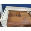 Image 2 : Reception Hostess Stand w/ Textured Front & Wooden Drawers 49" x 32" x 46"H
