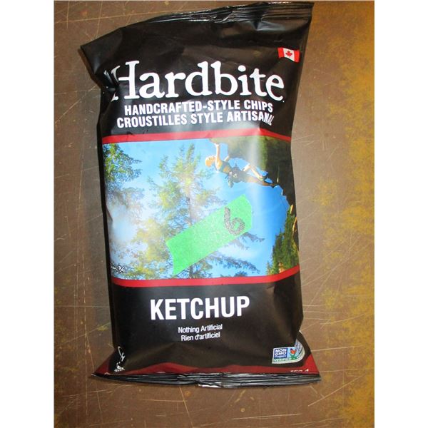 SHELF PULLS (AS IS):  HARDBITE KETCHUP CHIPS (150G) - BAG