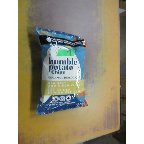SHELF PULLS (AS IS):  HUMBLE SEA SALT CHIPS (150G) - BAG
