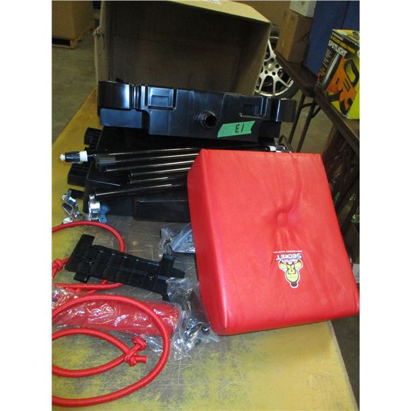 BOX C/W SHELVING UNIT