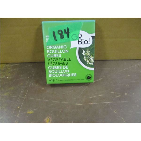 SHELF PULLS (AS IS):  VEGETABLE BOUILLON CUBES (66G)