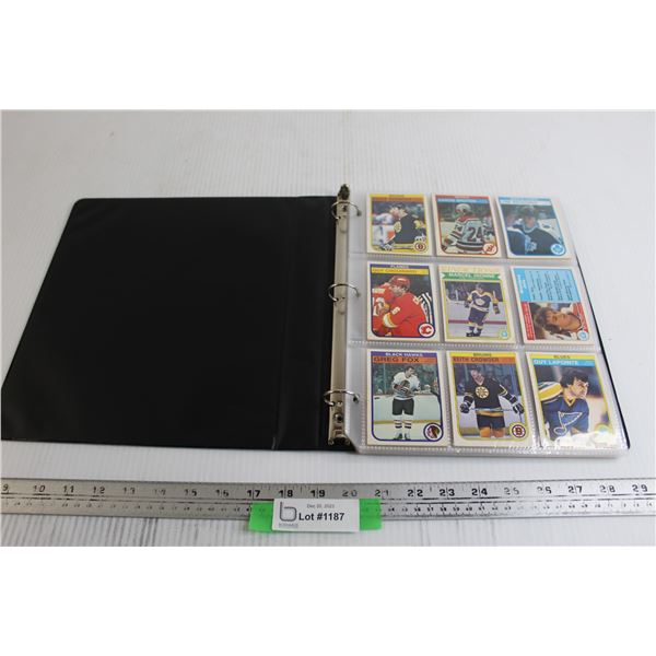 Binder of (135) 1982 OPC Cards