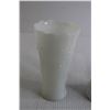 Image 2 : Vintage Milk Glass Lot - Vases and Containers