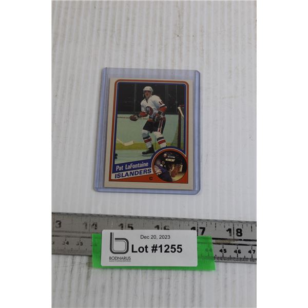 1984-85 OPC Pat Lafontaine Rookie Card