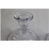 Image 2 : (2) Vintage Bubble Glass Candleholders