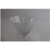 Image 2 : (2) Opaque Martini Glasses