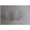 Image 4 : (2) Opaque Martini Glasses