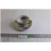 Image 1 : Hand Painted Tea Cup and Saucer - Japan