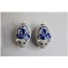 Image 2 : Numbered Hand Painted Delfts Salt and Pepper Shakers