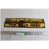 Image 1 : Mail and Empire Toronto Enamel Sign - 15" x 4"