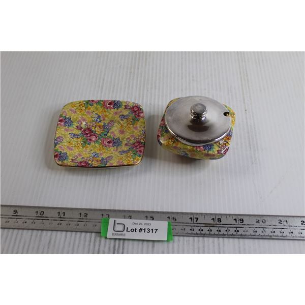 Sugar Bowl with Saucer
