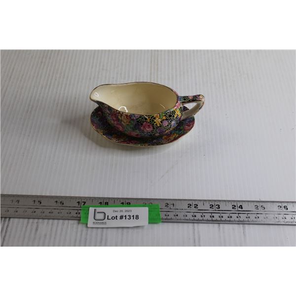 Small Gravy Boat with Saucer