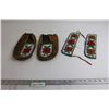 Image 1 : Northwest Territories First Nations Dene Pair of Moccasins - As Is