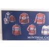 Image 2 : Montreal Canadiens Le Bleu Blanc Rouge Historical Jersey Uniforms Picture - 12" x 36"