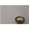 Image 5 : ^ Silver Diamonds Gold Plated Ring - Minor Tarnishing