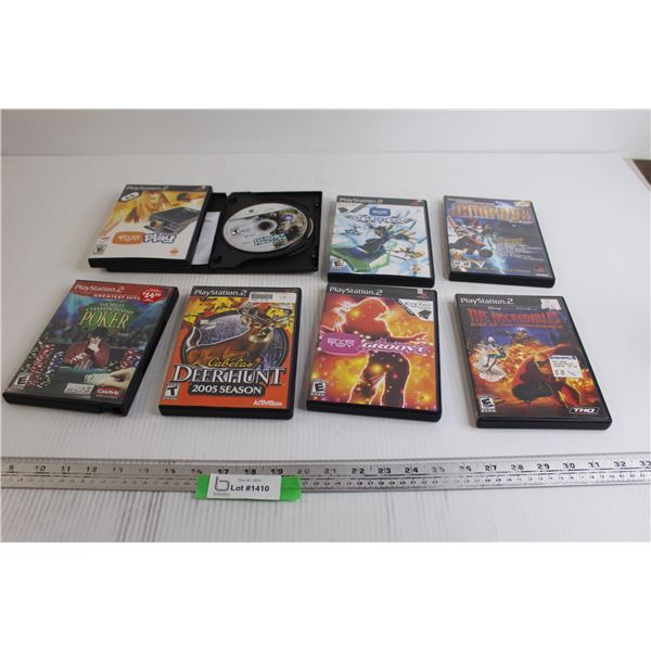 (6) PlayStation 2 Games, PlayStation Game, (2) Xbox 360 Games