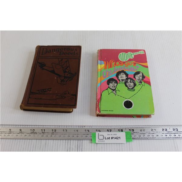 (2) Books - The Monkees, Dangerous Deeds