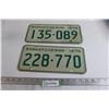 Image 1 : (2) Saskatchewan 1970 License Plates